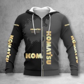 Hoodie zippée Komatsu