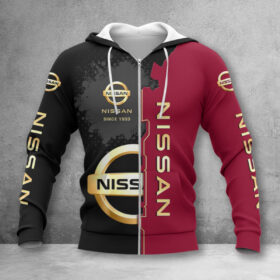 Hoodie zippé Nissan