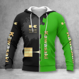 Hoodie zippée Kawasaki
