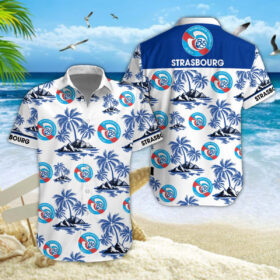 Chemise hawaïenne RC Strasbourg Alsace