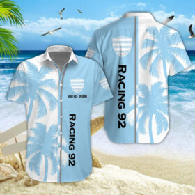 Chemise hawaïenne Racing 92
