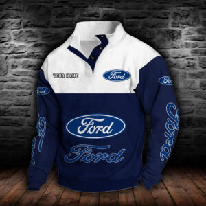 Sweat-shirt à col boutonné Ford