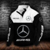 Sweat-shirt à col boutonné Mercedes-AMG