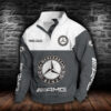Sweat-shirt à col boutonné Mercedes-AMG