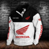 Sweat-shirt à col boutonné Honda Motorcycle