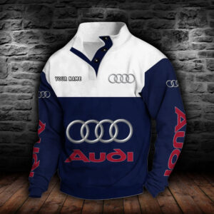 Sweat-shirt à col boutonné Audi