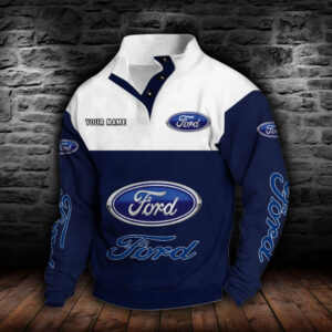 Sweat-shirt à col boutonné Ford