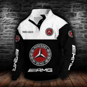 Sweat-shirt à col boutonné Mercedes-AMG