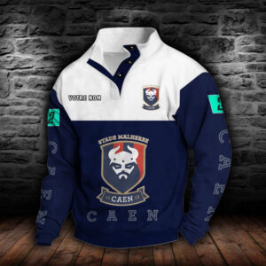 Sweat-shirt à col boutonné Stade Malherbe Caen