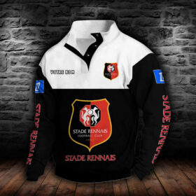 Sweat-shirt à col boutonné Stade Rennais F.C