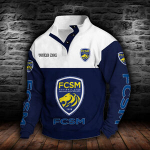 Sweat-shirt à col boutonné FC Sochaux-Montbeliard