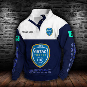 Sweat-shirt à col boutonné ESTAC Troyes