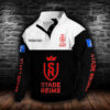Sweat-shirt à col boutonné Stade de Reims