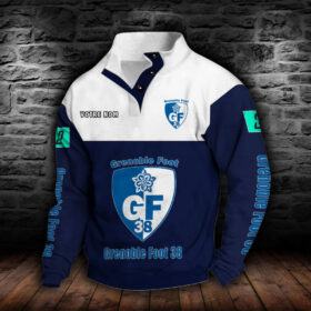 Sweat-shirt à col boutonné Grenoble Foot 38