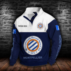 Sweat-shirt à col boutonné Montpellier HSC