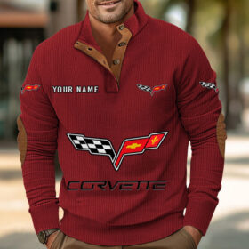 Sweat-shirt pour homme sans capuche Corvette C6