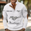Sweat-shirt pour homme sans capuche Ford Mustang