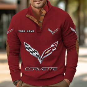 Sweat-shirt pour homme sans capuche Corvette C7