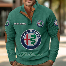 Sweat-shirt pour homme sans capuche Alfa Romeo