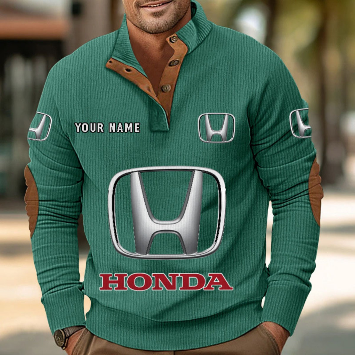 Sweat-shirt pour homme sans capuche Honda – Image 10