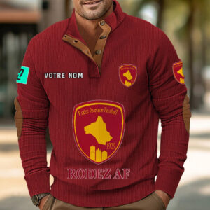Sweat-shirt pour homme sans capuche Rodez Aveyron Football