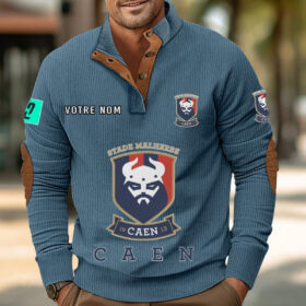 Sweat-shirt pour homme sans capuche Stade Malherbe Caen