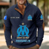 Sweat-shirt pour homme sans capuche Olympique de Marseille