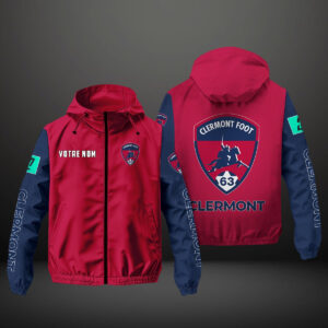 Veste coupe-vent Clermont Foot Auvergne 63