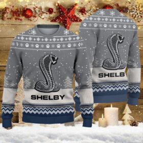 Pull de Noël moche Ford Shelby – Ugly Christmas Sweater