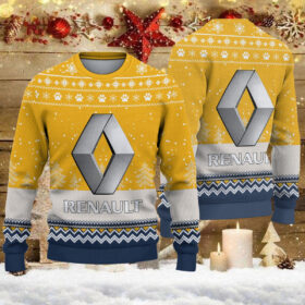 Pull de Noël moche Renault – Ugly Christmas Sweater