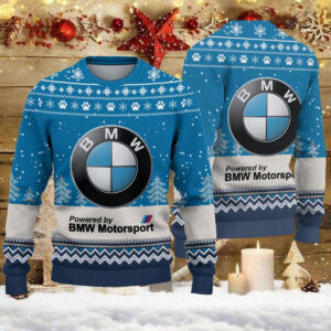 Pull de Noël moche BMW Motorsport – Ugly Christmas Sweater