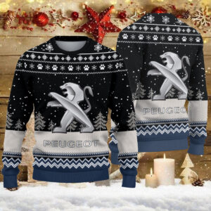 Pull de Noël moche Peugeot – Ugly Christmas Sweater
