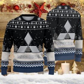 Pull de Noël moche Mitsubishi – Ugly Christmas Sweater