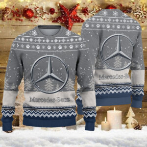 Pull de Noël moche Mercedes-Benz – Ugly Christmas Sweater