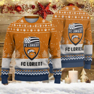 Pull de Noël moche FC Lorient – Ugly Christmas Sweater