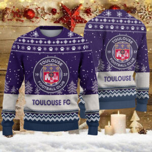 Pull de Noël moche Toulouse FC – Ugly Christmas Sweater