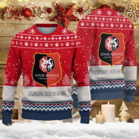 Pull de Noël moche Stade Rennais FC – Ugly Christmas Sweater