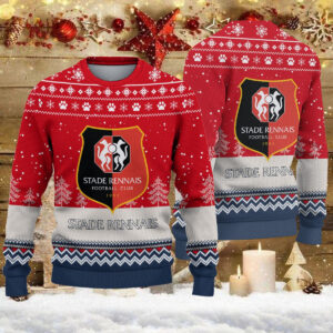 Pull de Noël moche Stade Rennais FC – Ugly Christmas Sweater