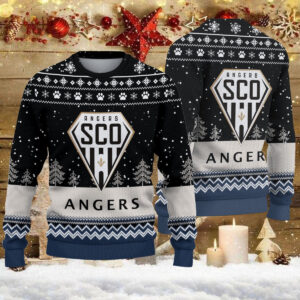 Pull de Noël moche Angers SCO – Ugly Christmas Sweater