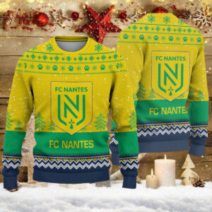 Pull de Noël moche FC Nantes – Ugly Christmas Sweater
