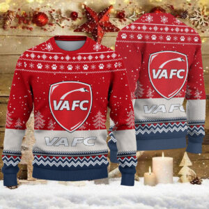 Pull de Noël moche Valenciennes FC – Ugly Christmas Sweater