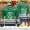Pull de Noël moche AS Saint-Étienne – Ugly Christmas Sweater