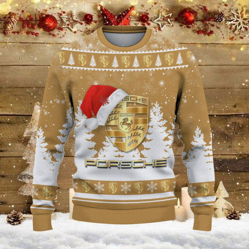 Pull de Noël moche Porsche – Ugly Christmas Sweater – Image 2