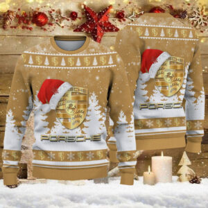 Pull de Noël moche Porsche – Ugly Christmas Sweater