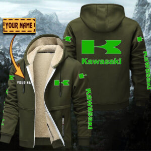 Veste à capuche doublée Kawasaki