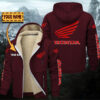 Veste à capuche doublée Honda Motorcycle