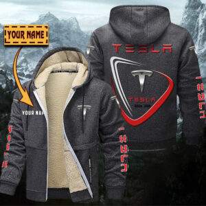 Veste à capuche doublée Tesla