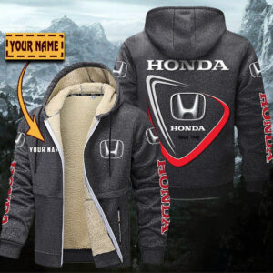 Veste à capuche doublée Honda