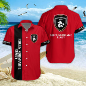 Chemise hawaïenne Rouen Normandie Rugby