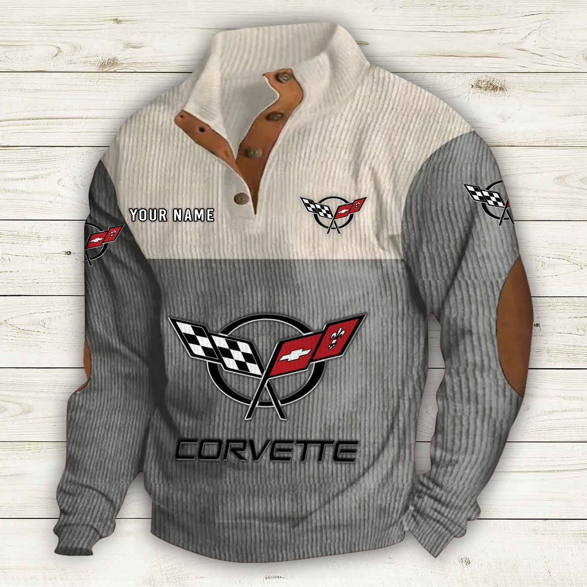 Sweat-shirt pour homme sans capuche Corvette C5
